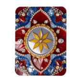 Flexibler Foto-Magnet mit Kolumbien-Farben Magnet (Vertikal)