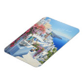 Flexibler Foto-Magnet "Mit Liebe" Santorini Magnet (Linke Seite)