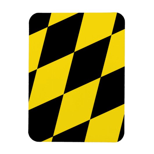 Flexibler Foto-Magnet mit Münchner Flagge Magnet (Vertikal)