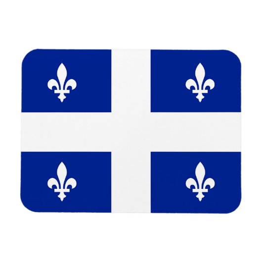 Flexibler Foto-Magnet mit Quebec-Fahne Magnet (Horizontal)