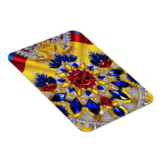 Flexibler Foto-Magnet mit rumänischen Farben Magnet (Rechte Seite)