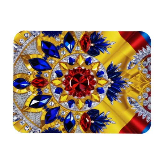 Flexibler Foto-Magnet mit rumänischen Farben Magnet (Horizontal)