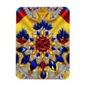 Flexibler Foto-Magnet mit rumänischen Farben Magnet (Vertikal)