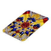 Flexibler Foto-Magnet mit rumänischen Farben Magnet (Linke Seite)