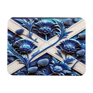 Flexibler Foto-Magnet mit Scottish Thistles Magnet