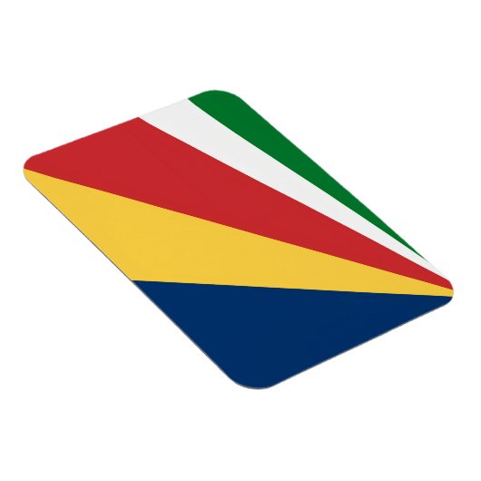 Flexibler Foto-Magnet mit Seychellen-Farben Magnet (Rechte Seite)