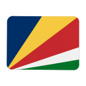 Flexibler Foto-Magnet mit Seychellen-Farben Magnet (Horizontal)