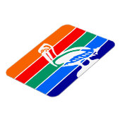 Flexibler Foto-Magnet mit St. Petersburger Fahne Magnet (Linke Seite)