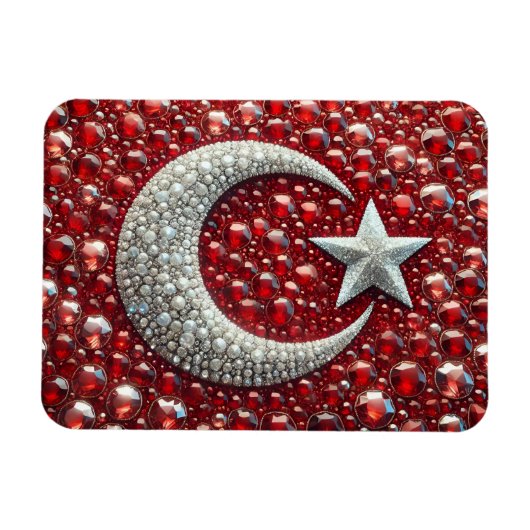 Flexibler Foto-Magnet mit türkischen Farben Magnet (Horizontal)