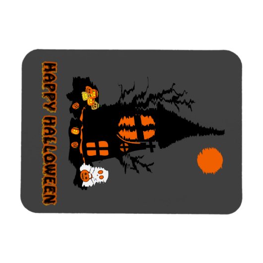 Flexibler Fotomagnet | Frohe Halloween Magnet (Horizontal)