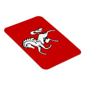 Flexibler Fotomagnet mit der Flagge von Kent Count Magnet (Rechte Seite)