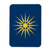 Flexibler Fotomagnet mit Flagge von Mazedonien Magnet (Vertikal)