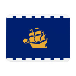 Flexibler Fotomagnet mit Flagge von Québec City Magnet