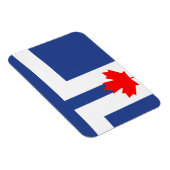 Flexibler Fotomagnet mit Flagge von Toronto, Kanad Magnet (Rechte Seite)