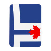 Flexibler Fotomagnet mit Flagge von Toronto, Kanad Magnet (Vertikal)