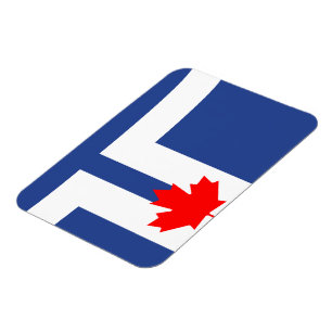 Flexibler Fotomagnet mit Flagge von Toronto, Kanad Magnet