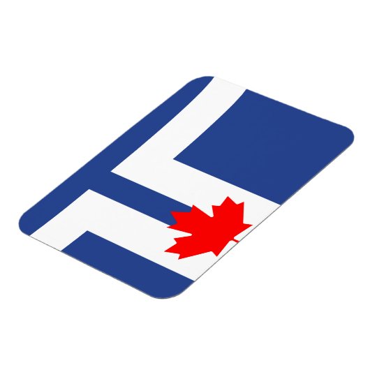 Flexibler Fotomagnet mit Flagge von Toronto, Kanad Magnet (Linke Seite)