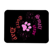 Flexibler Fotomagnet | Täglich kleine Schritte Magnet (Horizontal)