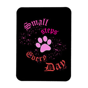 Flexibler Fotomagnet Täglich kleine Schritte Magnet