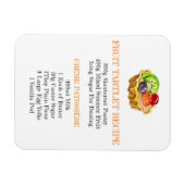 FLEXIBLER KÜHLSCHRANKMAGNET FÜR OBST-TARTLETTE MAGNET (Horizontal)