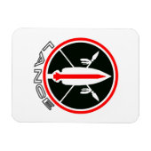 Flexibler Lanzenmagnet mit LANCE Rocker Magnet (Horizontal)