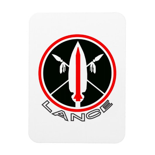 Flexibler Lanzenmagnet mit LANCE Rocker Magnet (Vertikal)