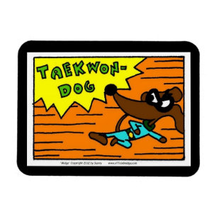 Flexibler Magnet der Zuckmücken-TAEKWON-DOG