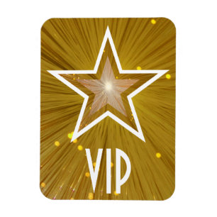 Flexibler Magnet "des Gold" Sternes "VIP"