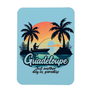 Flexibler Magnet Guadeloupe Paradies