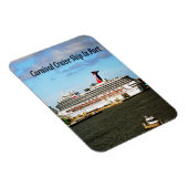 Flexibler Magnet mit Foto des Kreuzfahrtschiffes (Rechte Seite)