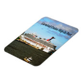 Flexibler Magnet mit Foto des Kreuzfahrtschiffes (Linke Seite)