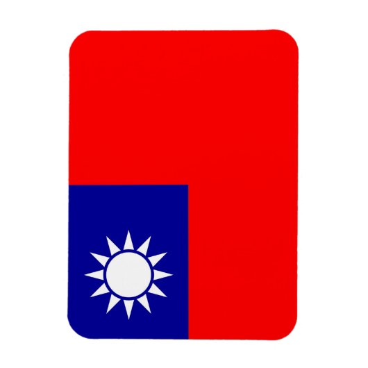 Flexibler Magnet-Patriotic with flag of Taiwan Magnet (Vertikal)