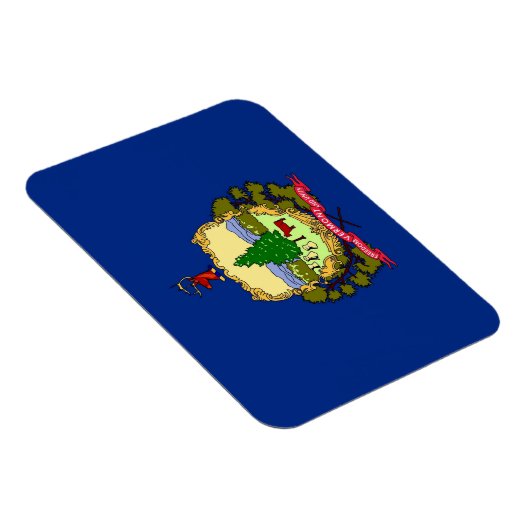 Flexibler Magnet-Patriotik with Vermont State flag Magnet (Rechte Seite)