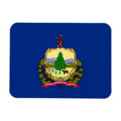 Flexibler Magnet-Patriotik with Vermont State flag Magnet (Horizontal)