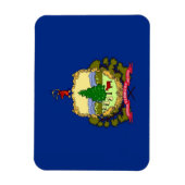 Flexibler Magnet-Patriotik with Vermont State flag Magnet (Vertikal)