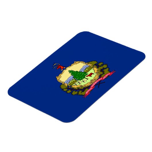 Flexibler Magnet-Patriotik with Vermont State flag Magnet (Linke Seite)