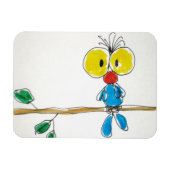 Flexibler Magnet „Vögelchen“. (Horizontal)