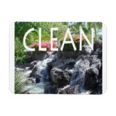 Flexibler Wasserfall-Magnet für "saubere" Geschirr Magnet (Horizontal)