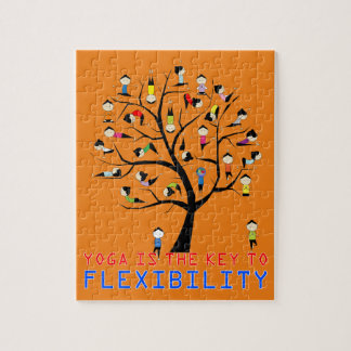 Flexibler Yoga Puzzle