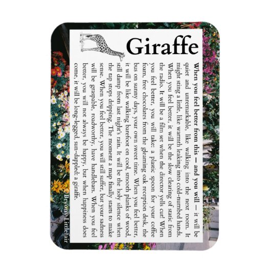 Flexibles Foto Magnet (Vertikal)