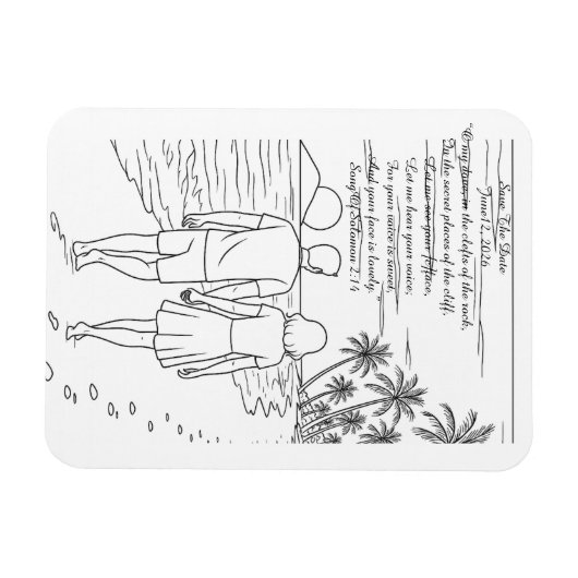 Flexibles Foto Magnet (Horizontal)