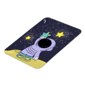 Flexibles Foto Magnet Astronaut in Socken (Linke Seite)