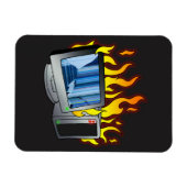 Flexibles Foto-Magnet für Computerfeuer Magnet (Horizontal)