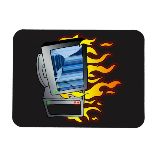 Flexibles Foto-Magnet für Computerfeuer Magnet (Horizontal)