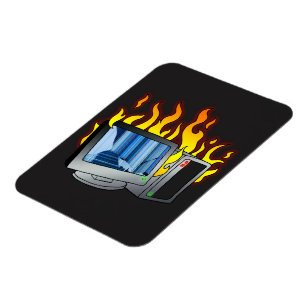 Flexibles Foto-Magnet für Computerfeuer Magnet