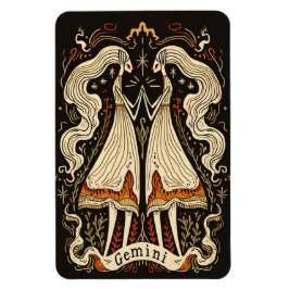 Flexibles Foto Magnet Gemini Celestial Zodiac Art