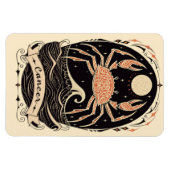 Flexibles Foto Magnet Krebs Celestial Zodiac Art (Horizontal)