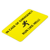 Flexibles Foto Magnet - LASSEN SIE WIE HELL! (Linke Seite)