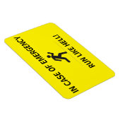 Flexibles Foto Magnet - LASSEN SIE WIE HELL! (Rechte Seite)