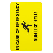 Flexibles Foto Magnet - LASSEN SIE WIE HELL! (Vertikal)